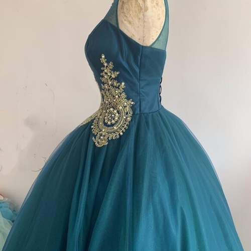 カラードレス ロング ステージ衣装 ピアノ演奏会/音楽会 クラシカル  