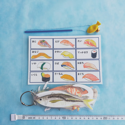 【食育】お寿司屋さんの魚釣りおもちゃ　ままごと　モンテッソーリ　知育玩具 8枚目の画像