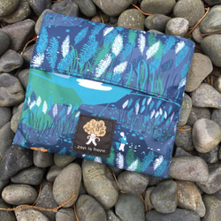 河床秋色印花/風衣布防潑水環保購物袋 第5張的照片