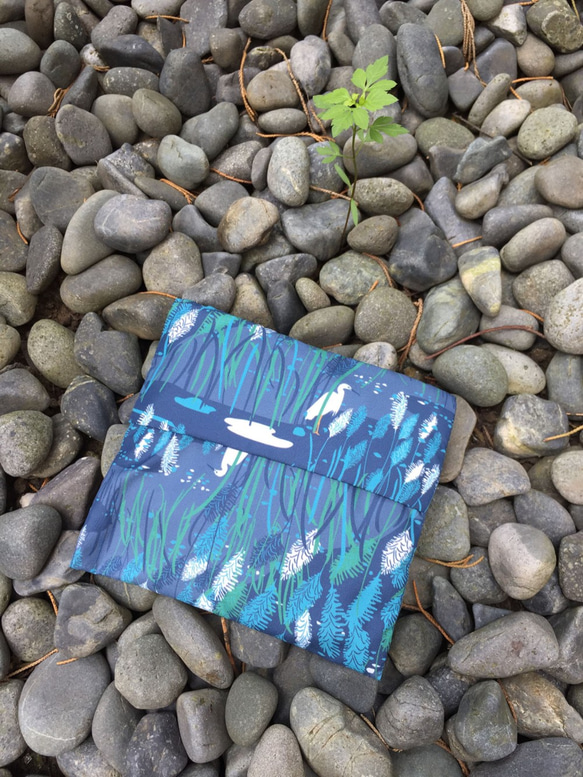 河床秋色印花/風衣布防潑水環保購物袋 第6張的照片