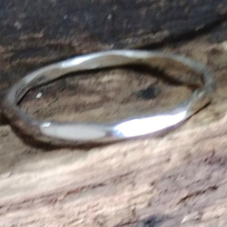 銀の指輪（槌目）＃9 1枚目の画像