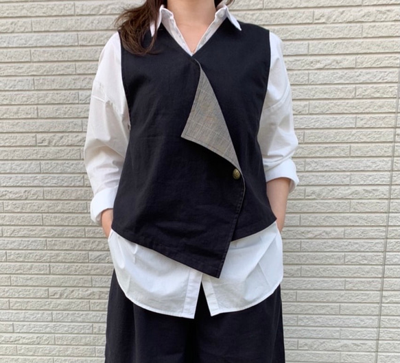 レリアン17+コットン×ポリ グレーと黒のチェック柄5部袖真夏以外OK 身幅60 楽天市場】付け襟 スタンドカラー メンズ コットン シャツ襟