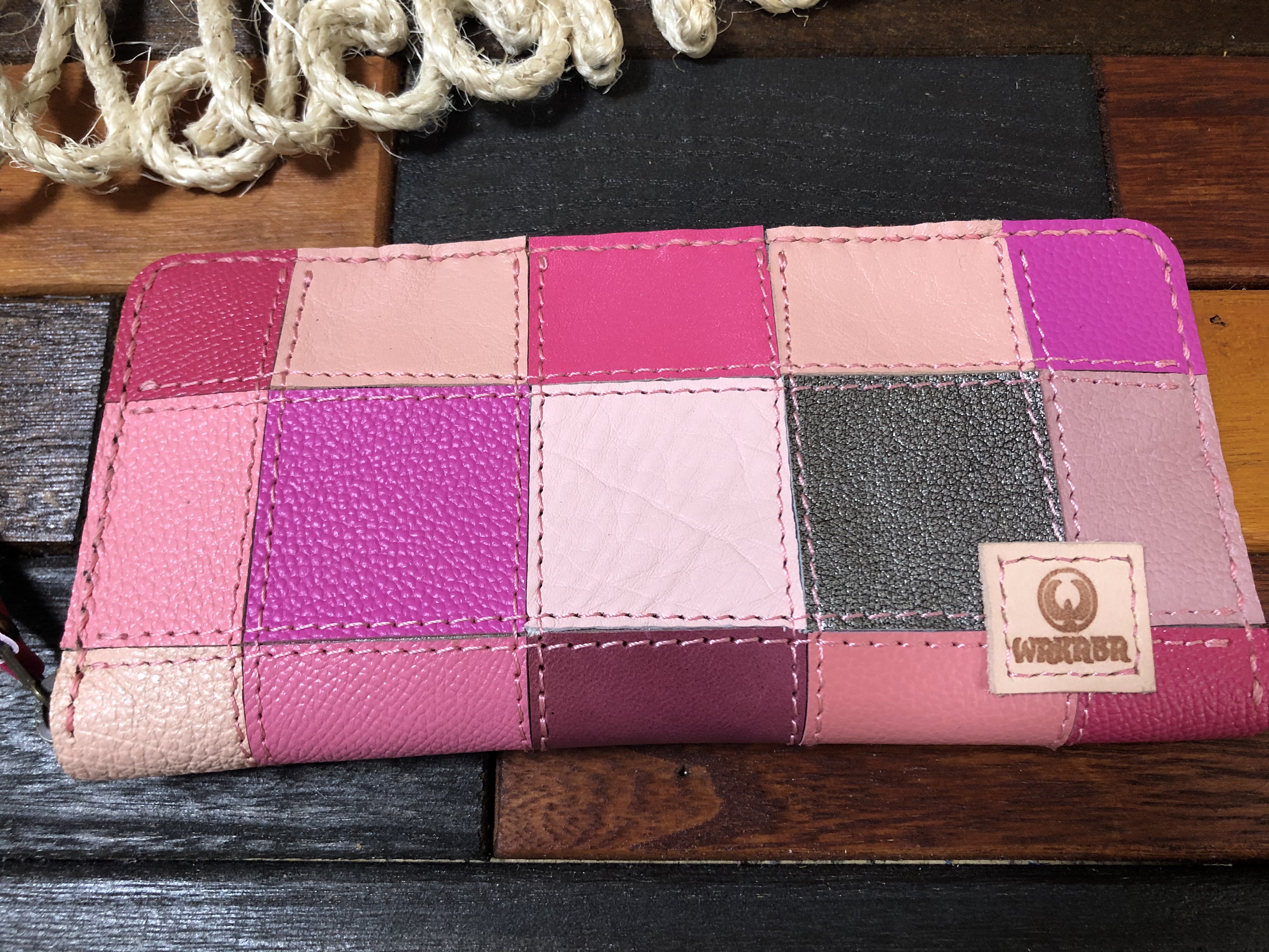 希少✨HEYOKa ヘヨカ 長財布 がま口 レザー パッチワーク マルチカラー レザー がま口 マルチカラー 希少✨HEYOKa パッチワーク 長財布 ヘヨカ
