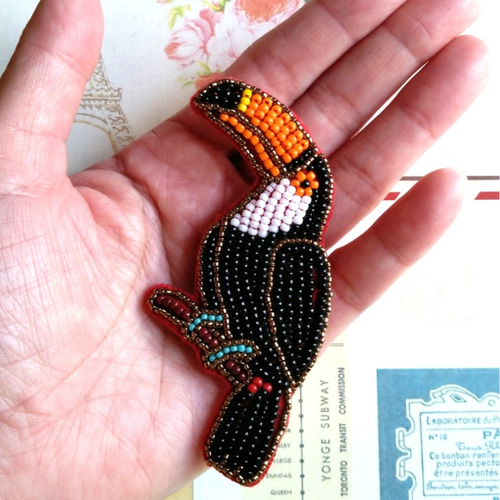 音楽家ビーズ刺繍ブローチ 音楽家ビーズ刺繍ブローチ 音楽家ビーズ刺繍ブローチ