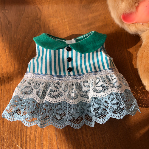 【SFDS限定】モンチッチ フラワーモンチッチちゃん Ｓサイズ フリルワンピース flowermcc_image (2).jpeg