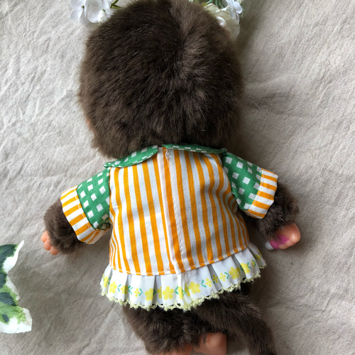 モンチッチ (S 20cm ) サイズ 服 ミカンみたいなブラウス