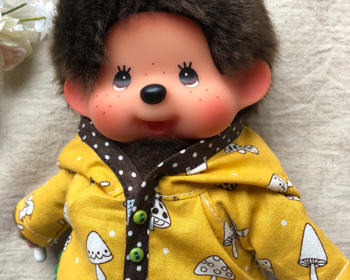 キノコのパーカー モンチッチ サイズ ぬいぐるみ amedamatoys 通販