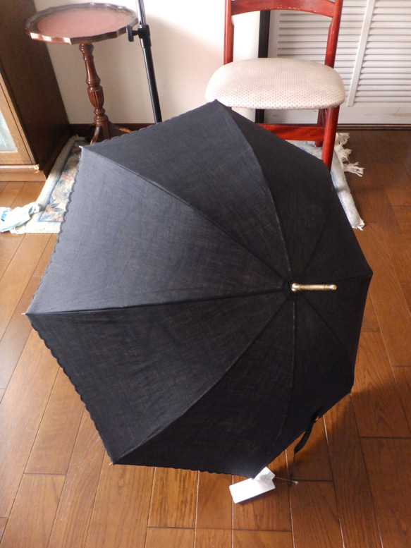【SOLDOUT】麻100%【晴雨兼用傘】カーラリーベ 4枚目の画像