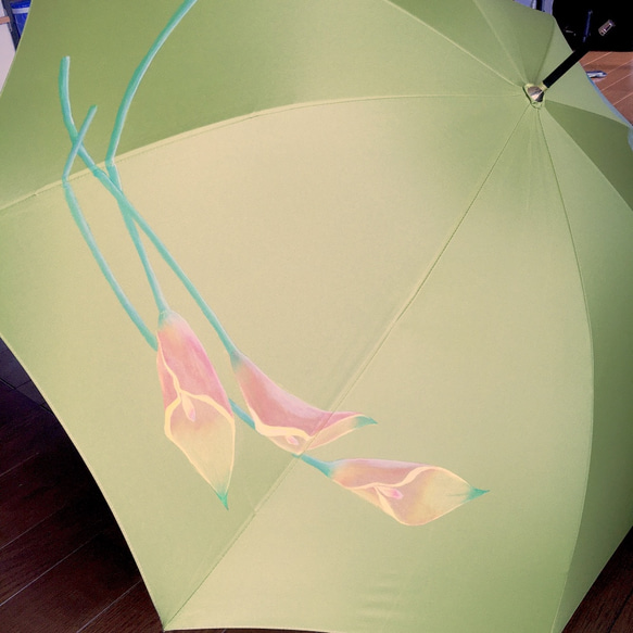 送料無料【晴雨兼用傘】手描き薔薇の花束を。。 6枚目の画像