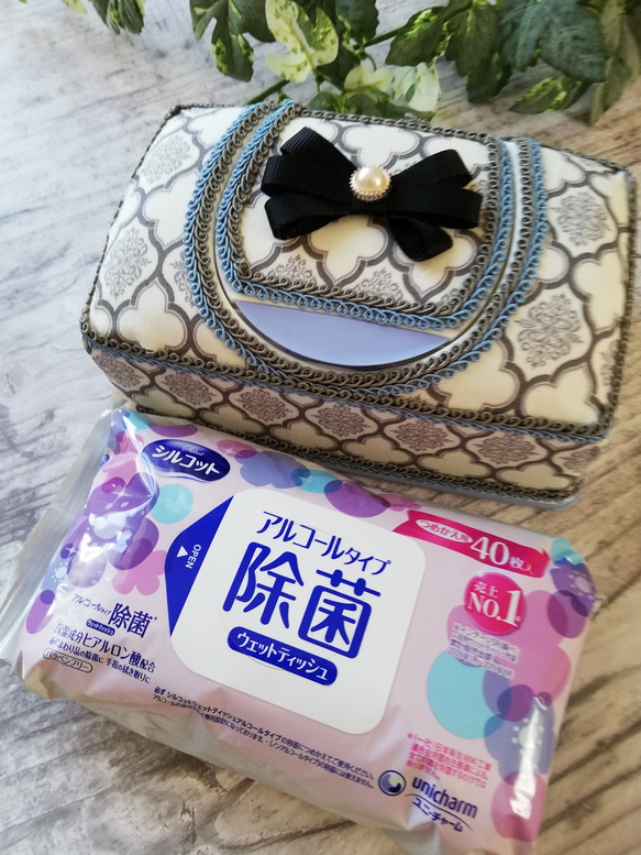 ウェットティッシュケースデコ シルコット ティッシュケース FufuRara 