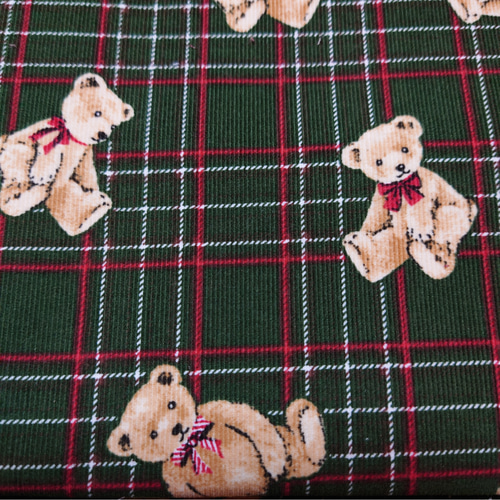 新色追加☆暖かい着る毛布のくまちゃん柄コートオーダーメイドで