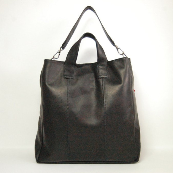 【受注制作】embrace（エンブレイス） 手編み　レザーニッティング 　ビッグトートBag 受注制作 Knitting