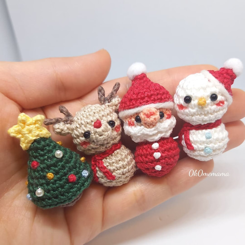 2点セット☆クリスマス サンタ ツリー トナカイ 雪だるま