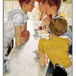 ノーマン・ロックウェル 限定版プレート K1529 0_5b851f1c69944e9afe228e5c6957