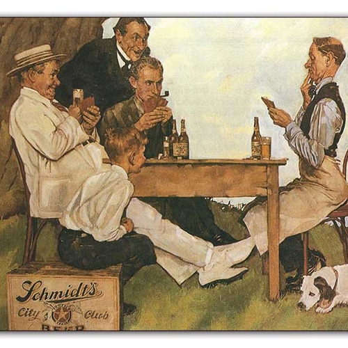 011-Norman Rockwell ノーマン・ロックウェル メタルプレート ブリキ板