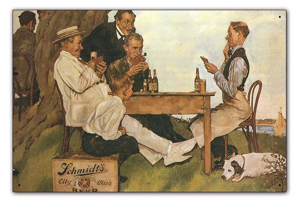 011-Norman Rockwell ノーマン・ロックウェル メタルプレート ブリキ板