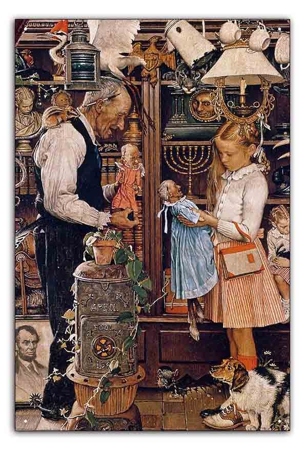 018-Norman Rockwell ノーマン・ロックウェル メタルプレート ブリキ板