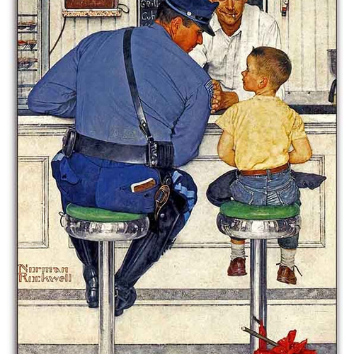 ノーマン・ロックウェル 限定版プレート K1529 ノーマン・ロックウェル 限定版プレート K1529