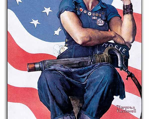 037-Norman Rockwell ノーマン・ロックウェル メタルプレート ブリキ板