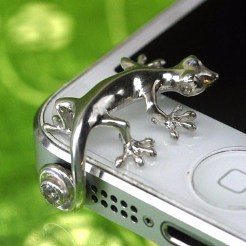 スマートフォン用 ゲッコーのイヤホンジャックアクセサリー