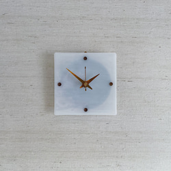シンプル小物時計（白） 4枚目の画像