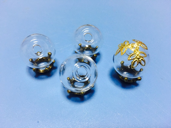15mm・ガラスドーム・アクセサリーパーツ・素材・材料 2枚目の画像