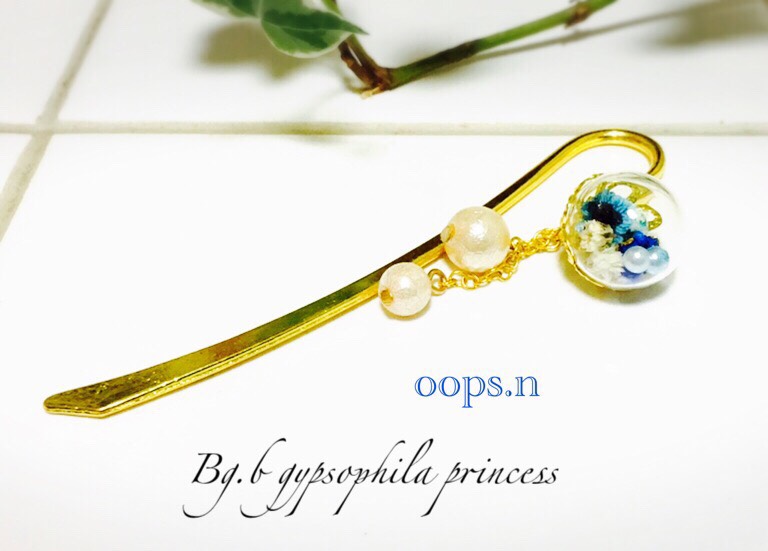 激安通販サイト Bg.b princessかすみ草とパールのガラスドーム gypsophila ピアス