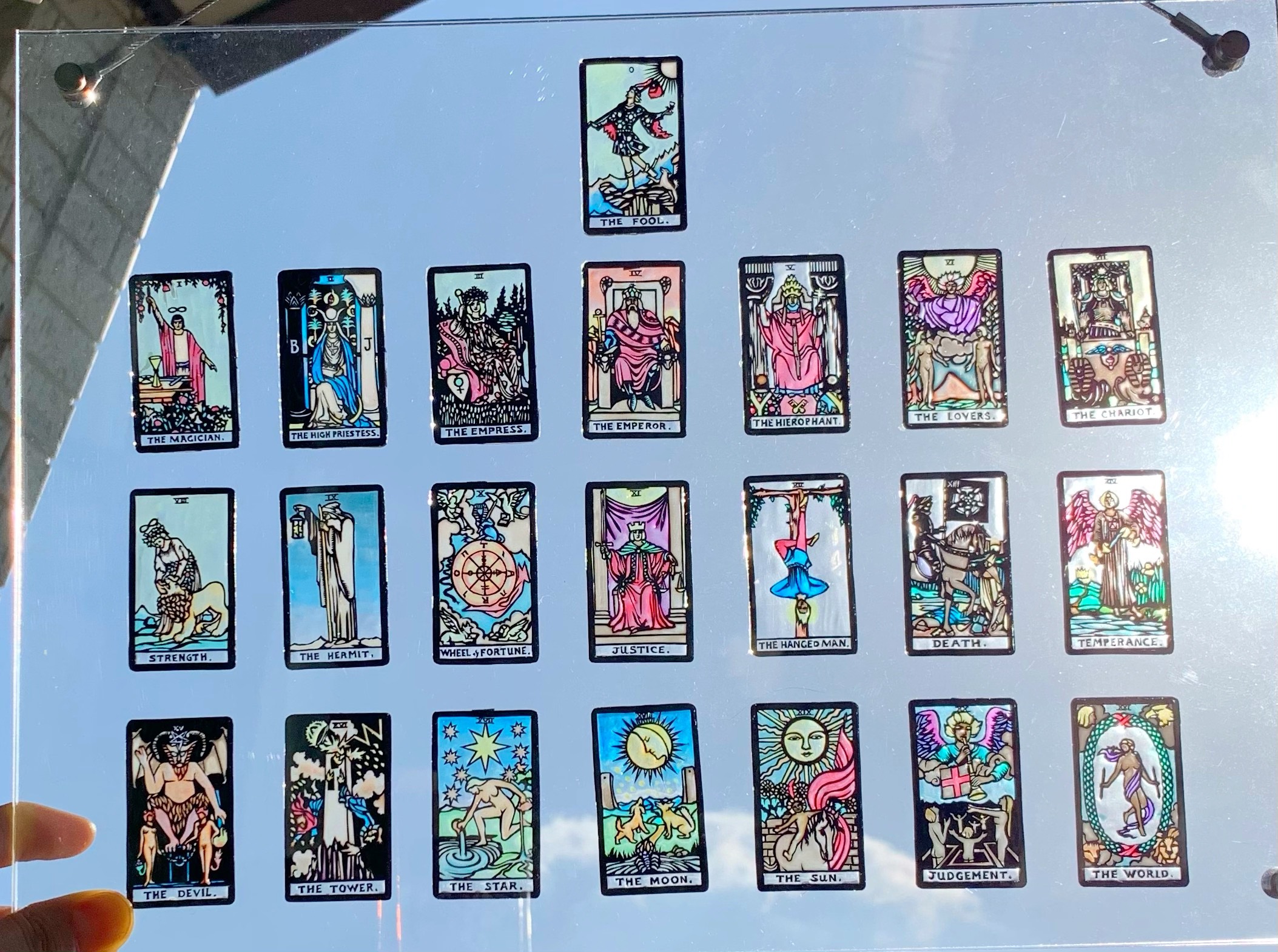 袋出し品　クロノトリガー　カード　エイラ　ステンドグラス