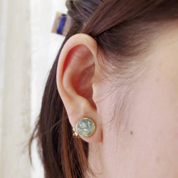 夢想耳環和耳釘藍寶石之星 第1張的照片