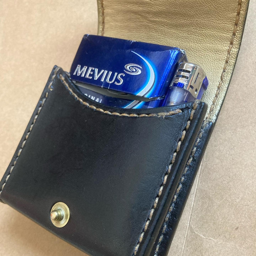 五芒星のカービング タバコケース／シガレットケース アイコスケース