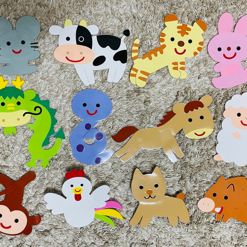 干支 壁面 1月 冬 その他素材 ayano 通販 12617202｜Creema(クリーマ