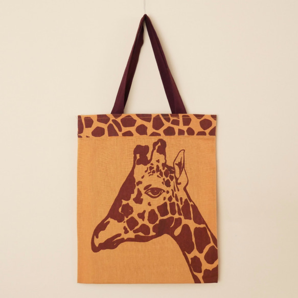 キリン柄トートバッグBr トートバッグ Safari Market 通販 11681156