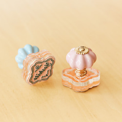 服やおむつにも！Elegant お名前スタンプ(Mサイズ) 7枚目の画像