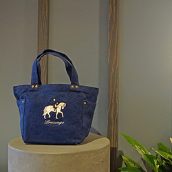 ウォッシュキャンバス ミニトート（ドレッサージュ ） 1枚目の画像