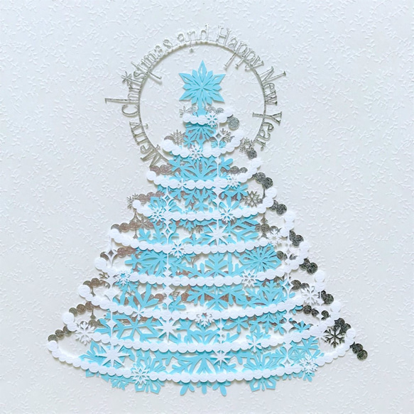 切り絵キット2018.12「クリスマスツリー」 1枚目の画像