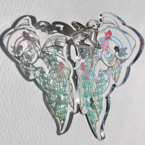 キーホルダー「金魚(涼)」 その他アクセサリー 祐琴 通販｜Creema 