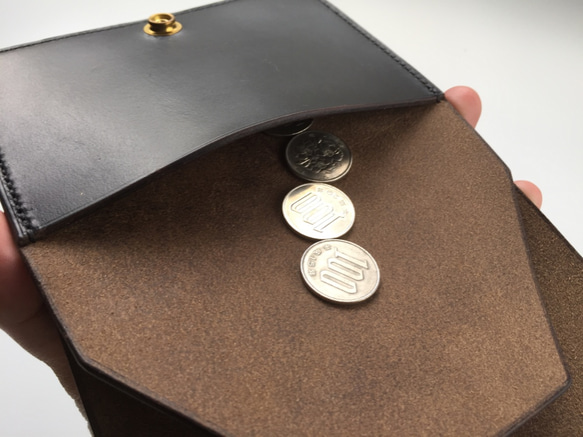 クロムエクセル　長財布　アメリカレザー　真鍮ホック 