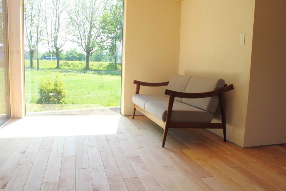 3人掛けアーム（アームレス）ソファ（MOOTHシリーズ）/当店限定/ふるさと納税/ウォールナット/おしゃれ/木製