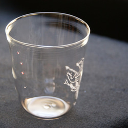 耐熱ガラスコップ（リアルクワガタ） 2枚目の画像