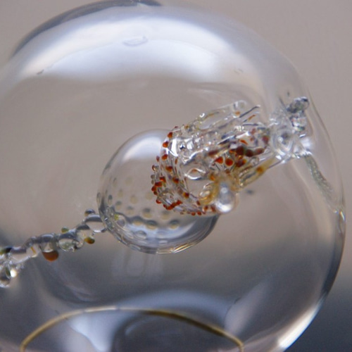 ガラスのサンキャッチャーオーナメント（クラゲ） 立体・オブジェ