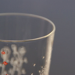 ガラスの耐熱カップ300ml（花ざかり） 7枚目の画像