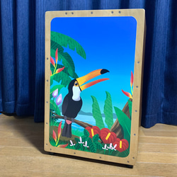 カホン用装飾ステッカー／綺麗に剥がせるステッカー イラスト