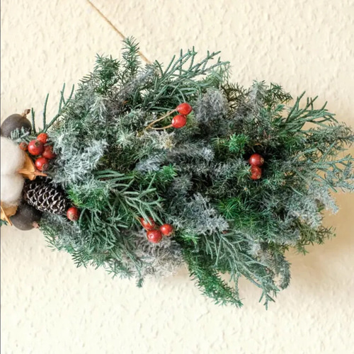 横スワッグ クリスマススワッグ Red スワッグ atelier kertoa 通販