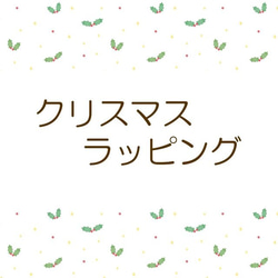 【クリスマスラッピング】 クリスマス ギフト ラッピング ZZ01A 1枚目の画像