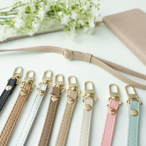 2Wayロングストラップ 長さ調節可能 ネックストラップ 斜め掛け 母の日