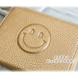 コインケース 【 ニコちゃん 】 オリジナル ゴールド シルバー 財布 母の日 HA04A 4枚目の画像