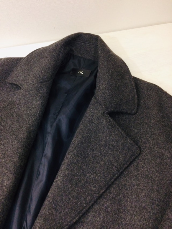 wool chester coat ※受注製作 2枚目の画像