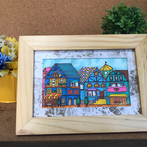 絵画　J ジャン・ジャンセン(Jean Jansem)「バラ色のペチコートの少女