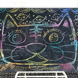 猫　絵画　スクラッチアート　ハンドメイド Amazon.co.jp: 心を癒す大人のスクラッチアート 猫 the CAT'S