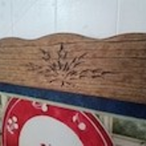 カントリー カレンダーフレーム LANG(ラングカレンダー)用 麦の彫刻